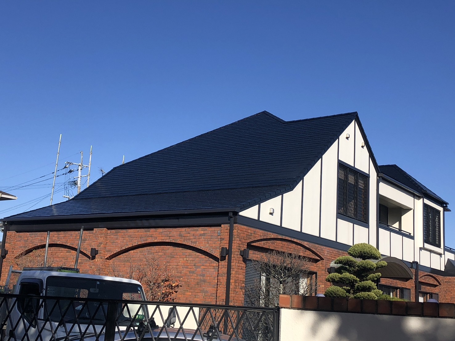 佐賀県佐賀市 公共施設  窯業サイディング【ラジカル5回塗り】金属屋根【無機3回塗り】面積【外壁221㎡屋根290㎡】